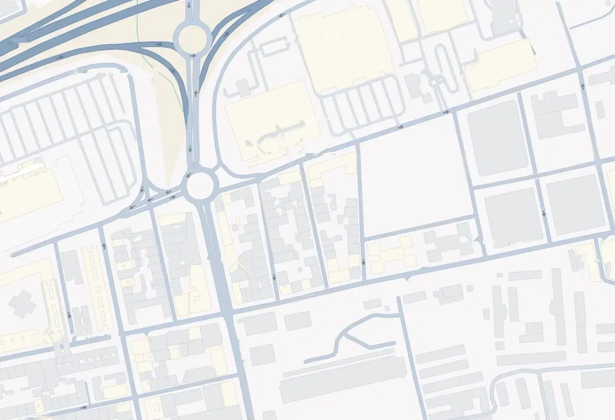 Mapa de la zona con Tierra de Todos, cerca del Ocimax, en Palma